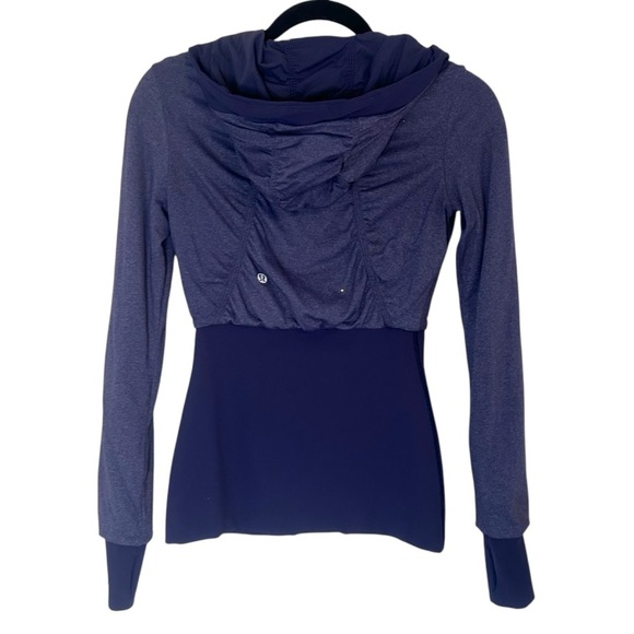 Lululemon Dance Studio Jacket III Cadet Blue- Athletic Full Zip Jacket-Size 4 - Picture 10 of 16